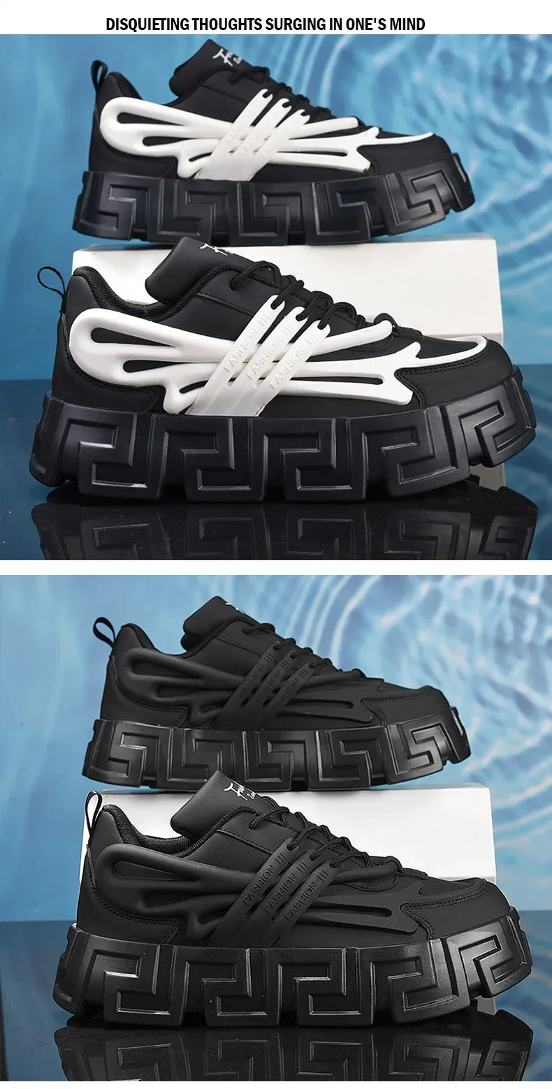 Casual Shoes For Men Street Style Walking Shoes Sneakers Thick Bottom Running basketball Shoes Male 2024 Vulcanized Sneakers Men