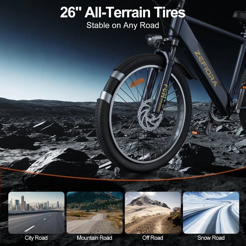 Electric Bike 14 26 Inch 1000w 30-50mph 30-60miles 48v Battery Aluminum Alloy,multiple Types Different Models Electric Bicycle