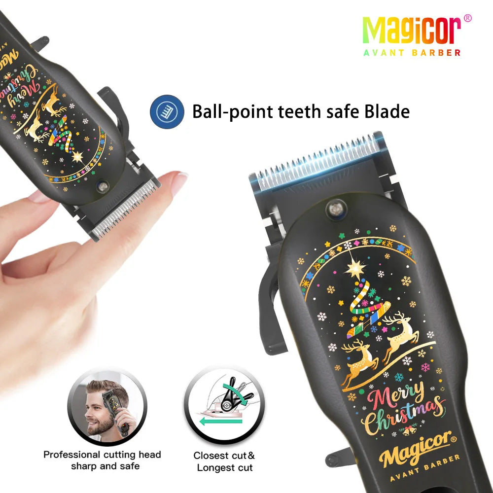 Hair Clippers for Men Professional Cordless Clippers for Hair Cutting Mens for Barber with LED Display for Barbers & Home Use