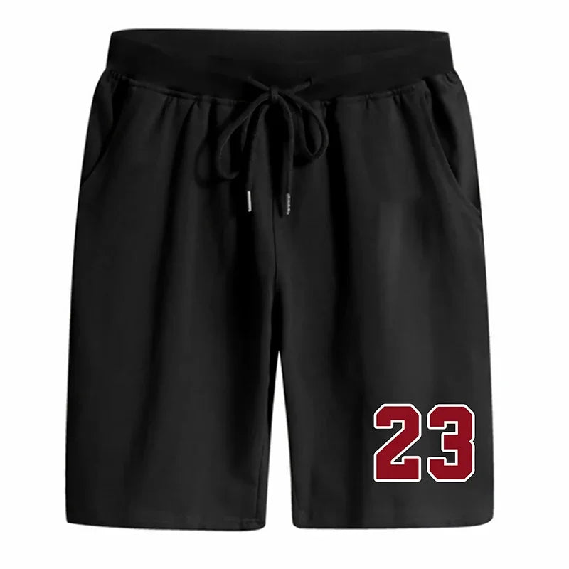 Mens Shorts Sports Printing Jogging  Short Trouser Casual Versatile Man Shorts Hot Sales Lightweight Knee Shorts Summer Fitness