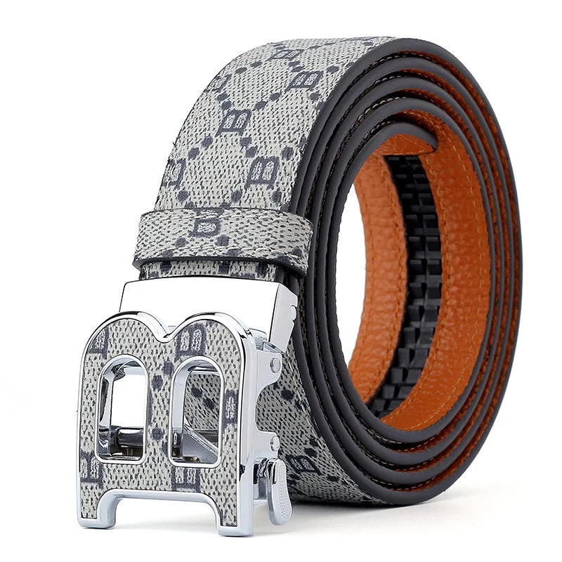 2025 New Business Men Belts Casual Fashion Luxury work belt Designer Famous Brand Male B Buckle Leather Belt for men jeans