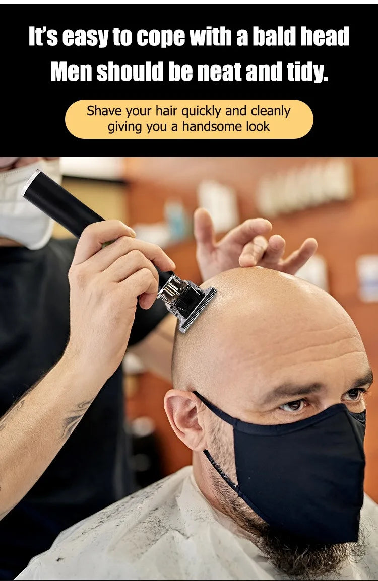 Electric Hair Clipper Trimmer Professional Cordless Haircut Kit with Adjustable Combs For Men Women Kids Home Barber Styling