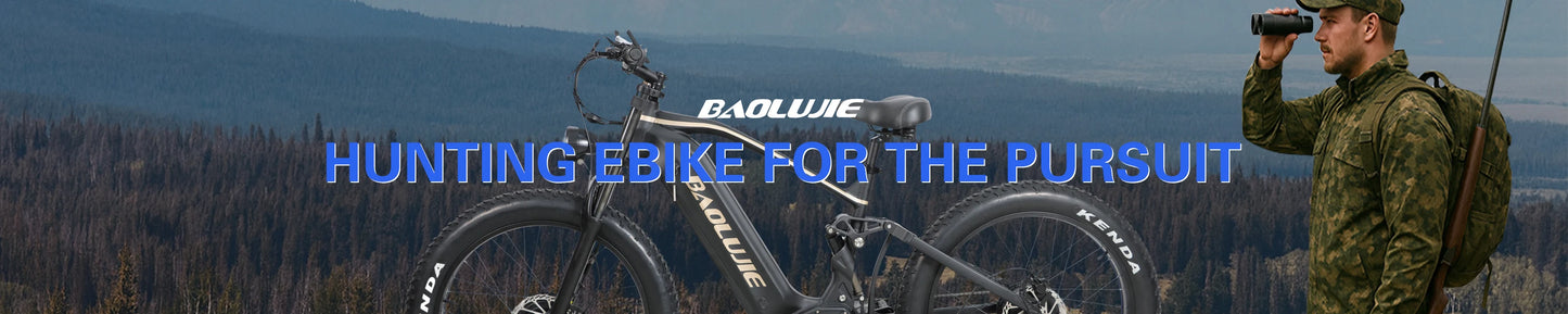 BAOLUJIE 1200W/5000W Ebike Mountain Ebike Fat Tire 48V/52V Battery Electric Bicycle Max 38MPH Electric Bike for Adults Off-road