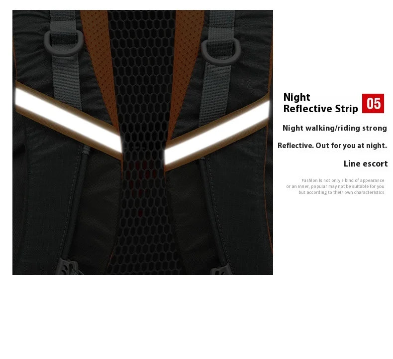 48L Camping Backpack Travel Bag For Men Large Capacity Outdoor Sport Trekking Hiking Mountaineering Shoulder Bag with Rain cover