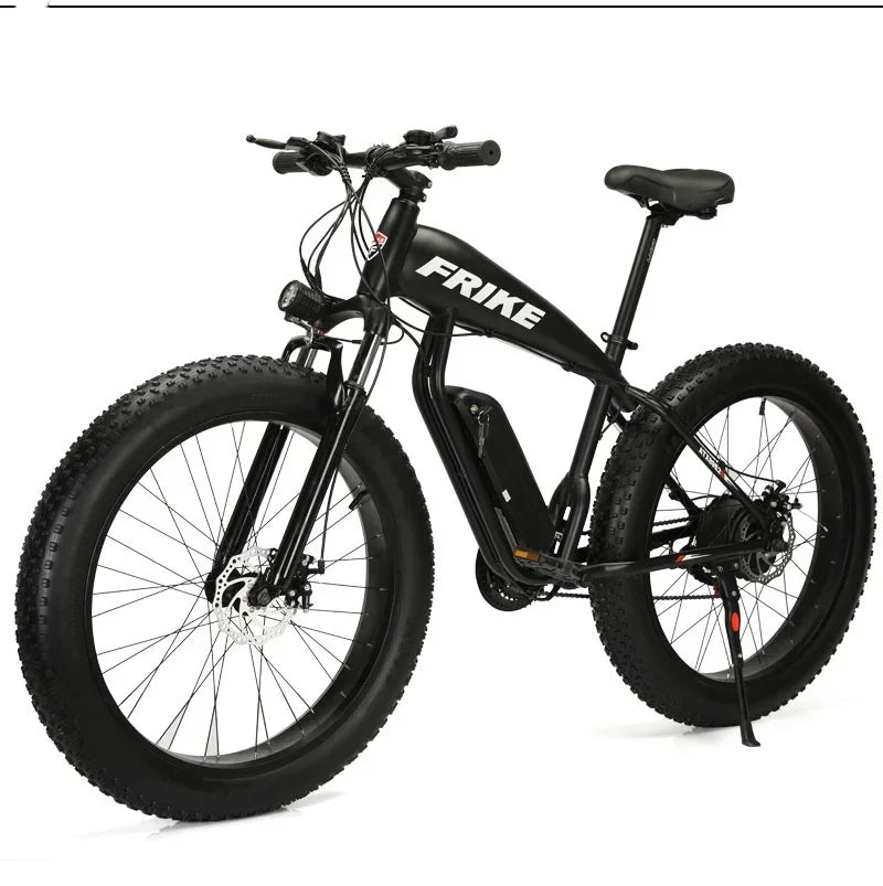 -For 26 Inch Lithium Battery Fat Tire Snow Off-road Electric Assisted Bicycle Mountain Bike