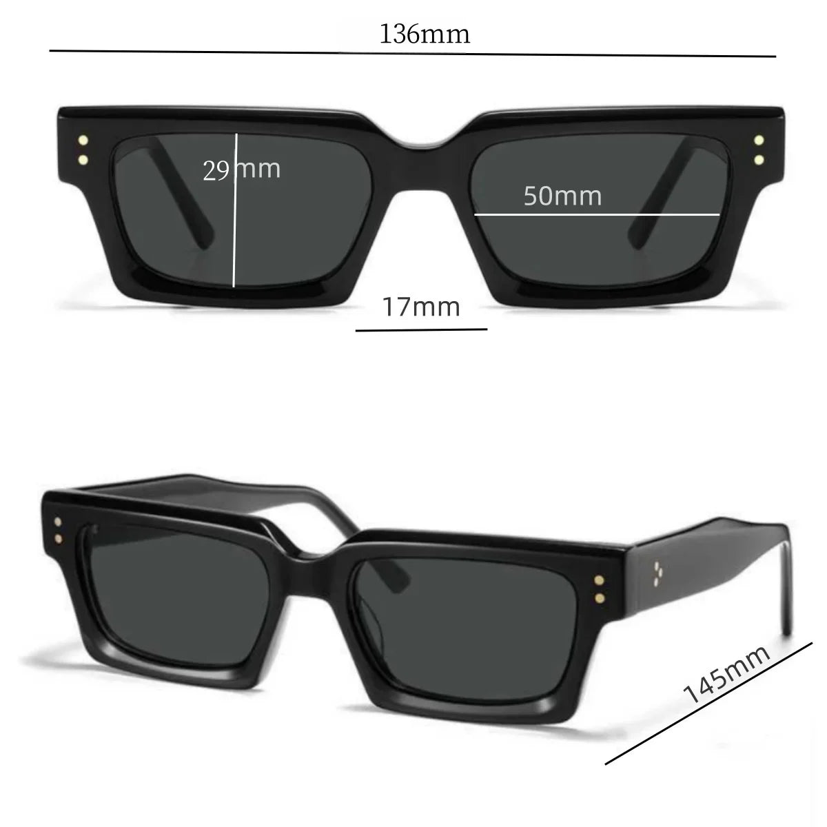 sunglasses for men acetate frame square eyeglasses frame women trendy sun glasses