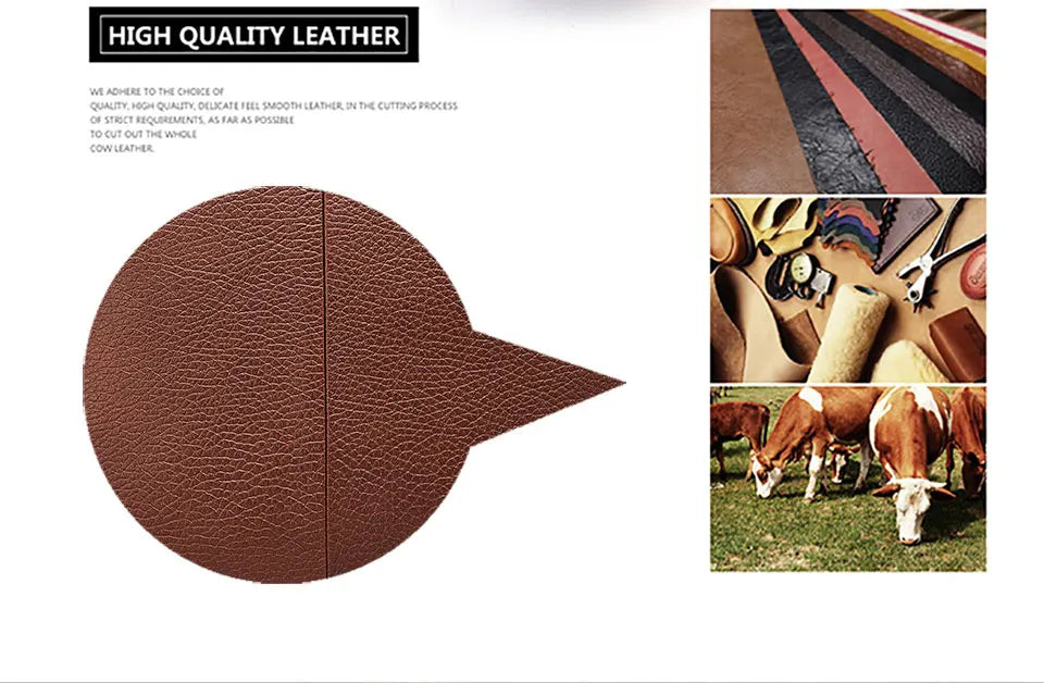 Durable Genuine Leather Bags for Men High Quality Business Crossbody Sling Bag for Work Outdoor Travel Male Messenger Packs