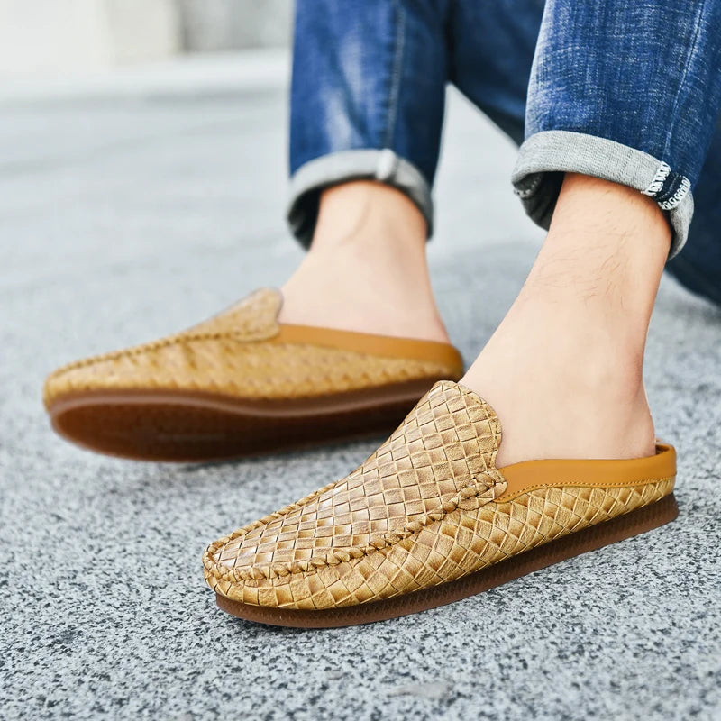 Luxury Brand Flat Shoes for Men Offer Cheap Original Men's Shoes 2024 Shose Brand Replica Summer Men's Sneakers Natural Leather