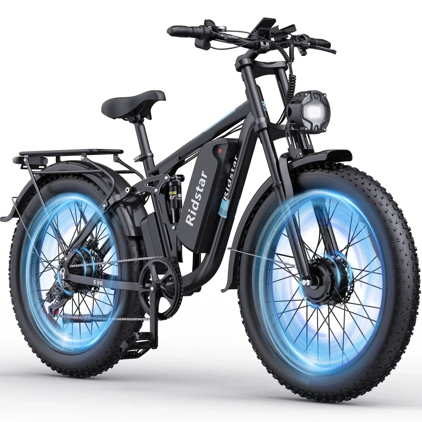 Electric Bicycle 2000W Dual Motor 48V 23AH Battery 20*4.0Inch Fat Tire Mountain Electric Bike Folding E bike