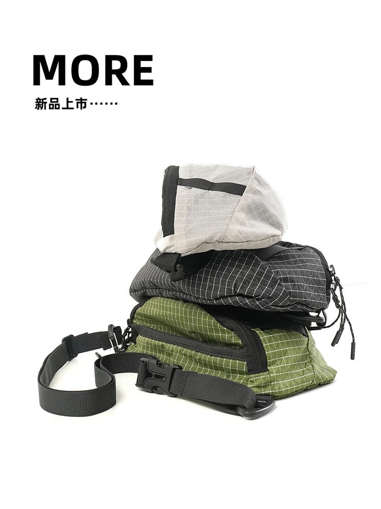 Outdoor hiking backpack - Large capacity, lightweight, expandable chest bag. Suitable for both men and women. Includes hiking eq