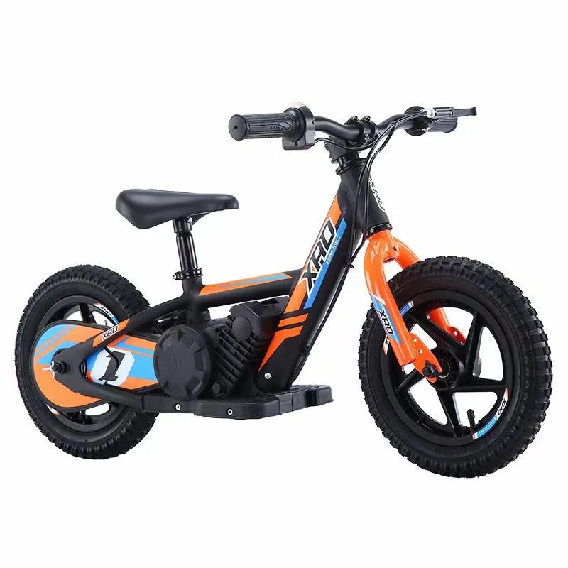 12-inch Children's Electric Bicycle Outdoor Off-road Portable Shock-absorbing Scooter
