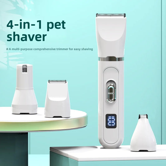 Dog Hair Clippers Grooming Electric Pet Clipper Professional Silent Hair Cutter USB Rechargeable Pet Grooming Clipper