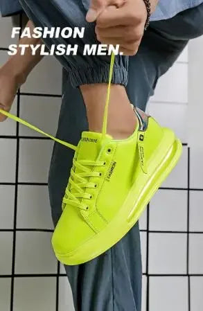 Fashion Brand Sneakers For Men Casual Shoes New Soft Comfortable Pu Leather Shoes Breathable Flats Shoes For Man Tenis Masculino