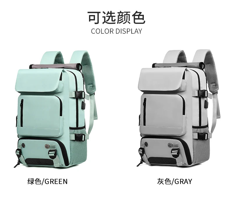 New casual large - capacity travel backpacks for both men and women. They are multifunctional computer backpacks suitable for bu