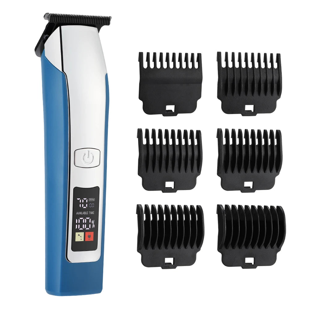Electric Hair Clipper Men's Hair Cut Machine Wireless Trimmer Professional Clipper Machine Rechargeable Hair Cut Barber
