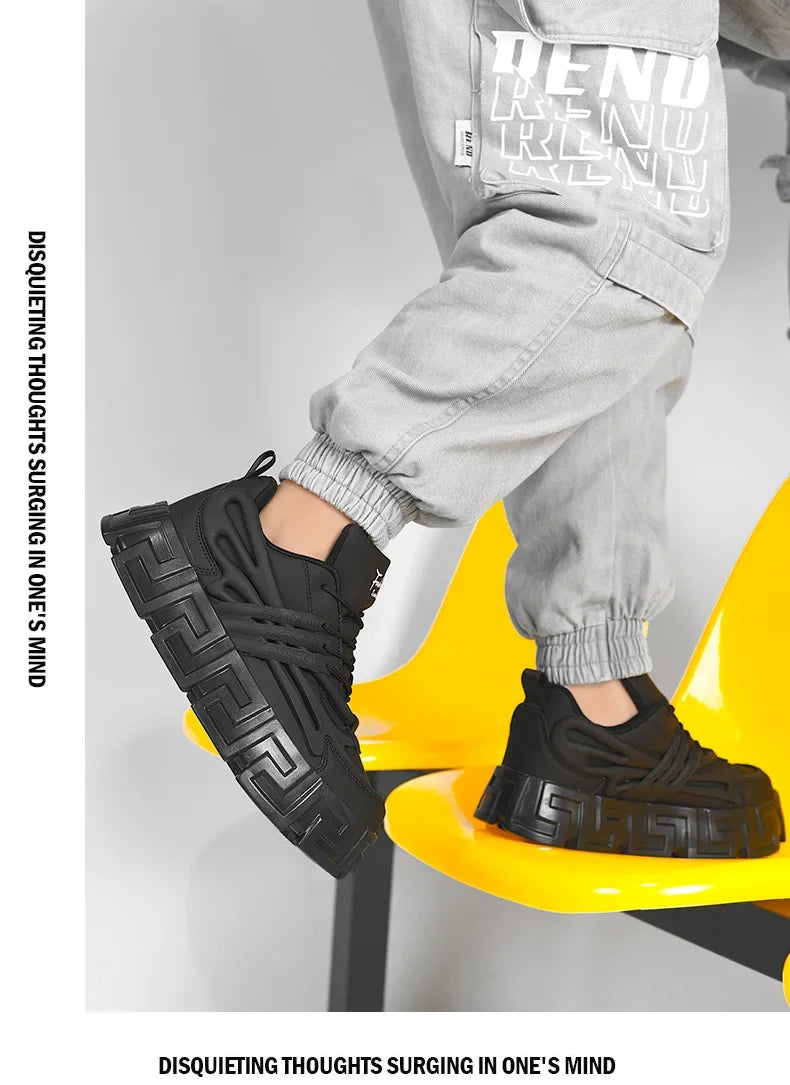 Casual Shoes For Men Street Style Walking Shoes Sneakers Thick Bottom Running basketball Shoes Male 2024 Vulcanized Sneakers Men