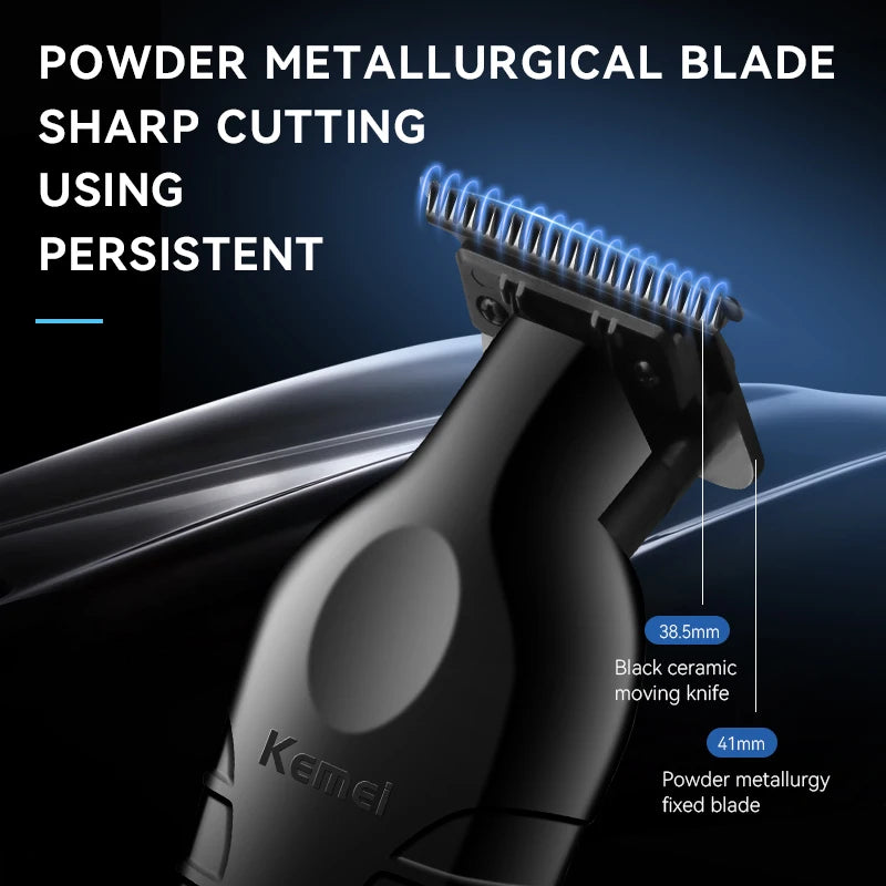 Kemei 2299 Electric Hair Clippers Man Professional Cordless Hair Trimmer Beard Shaper Tools Rechargeable Haircut Machine Carving