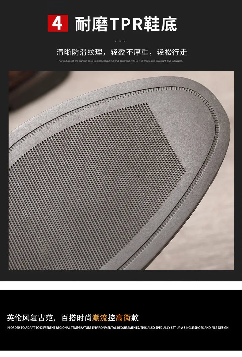 40~46 Men Chelsea Boots Brand Retro Comfortable 2024 Fashion Men Boots