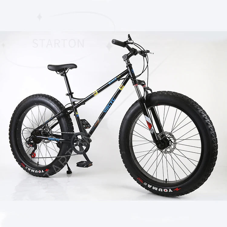 Factory Wholesale Price MTB Snow Surrey Bike/26inch tandem with Large Wheels / 4.0 Fat Tire Surrey Bicycle