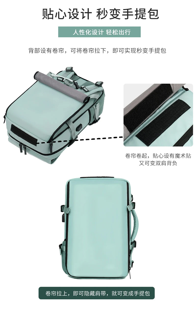 New casual large - capacity travel backpacks for both men and women. They are multifunctional computer backpacks suitable for bu