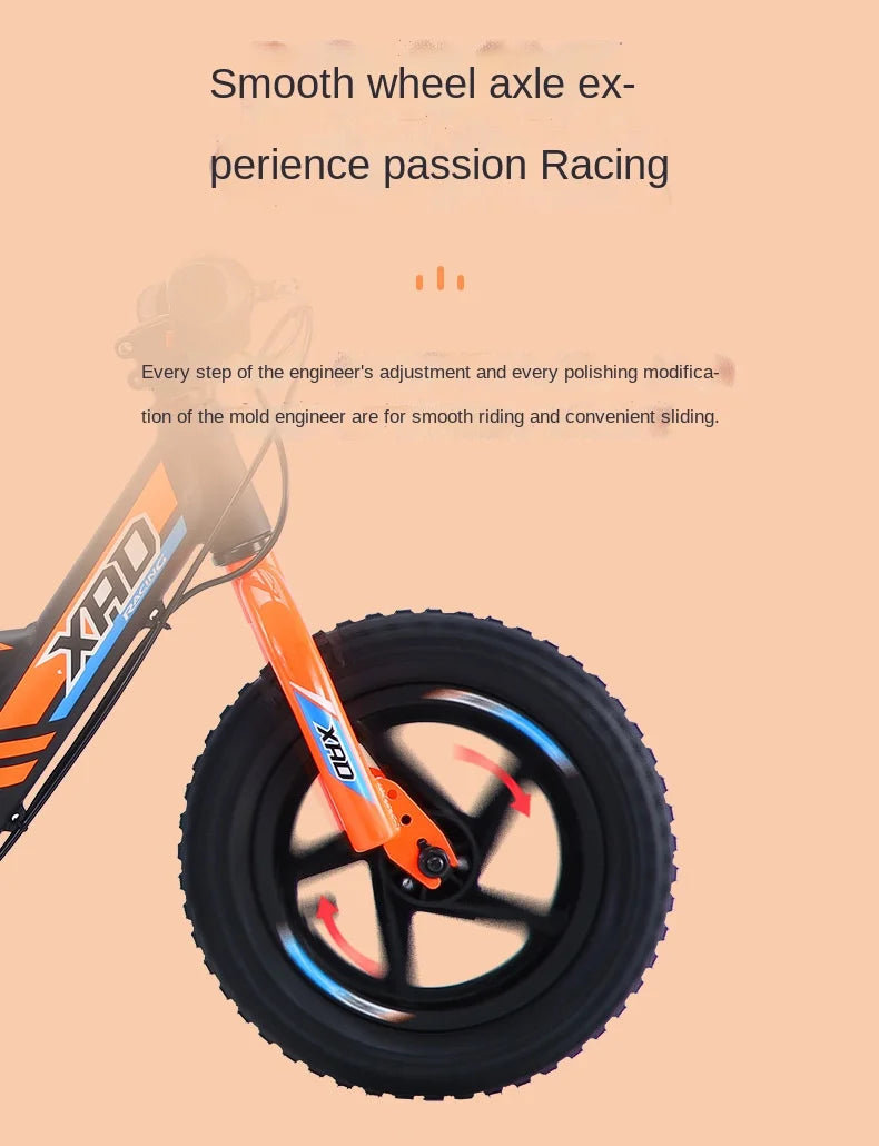 12-inch Children's Electric Bicycle Outdoor Off-road Portable Shock-absorbing Scooter