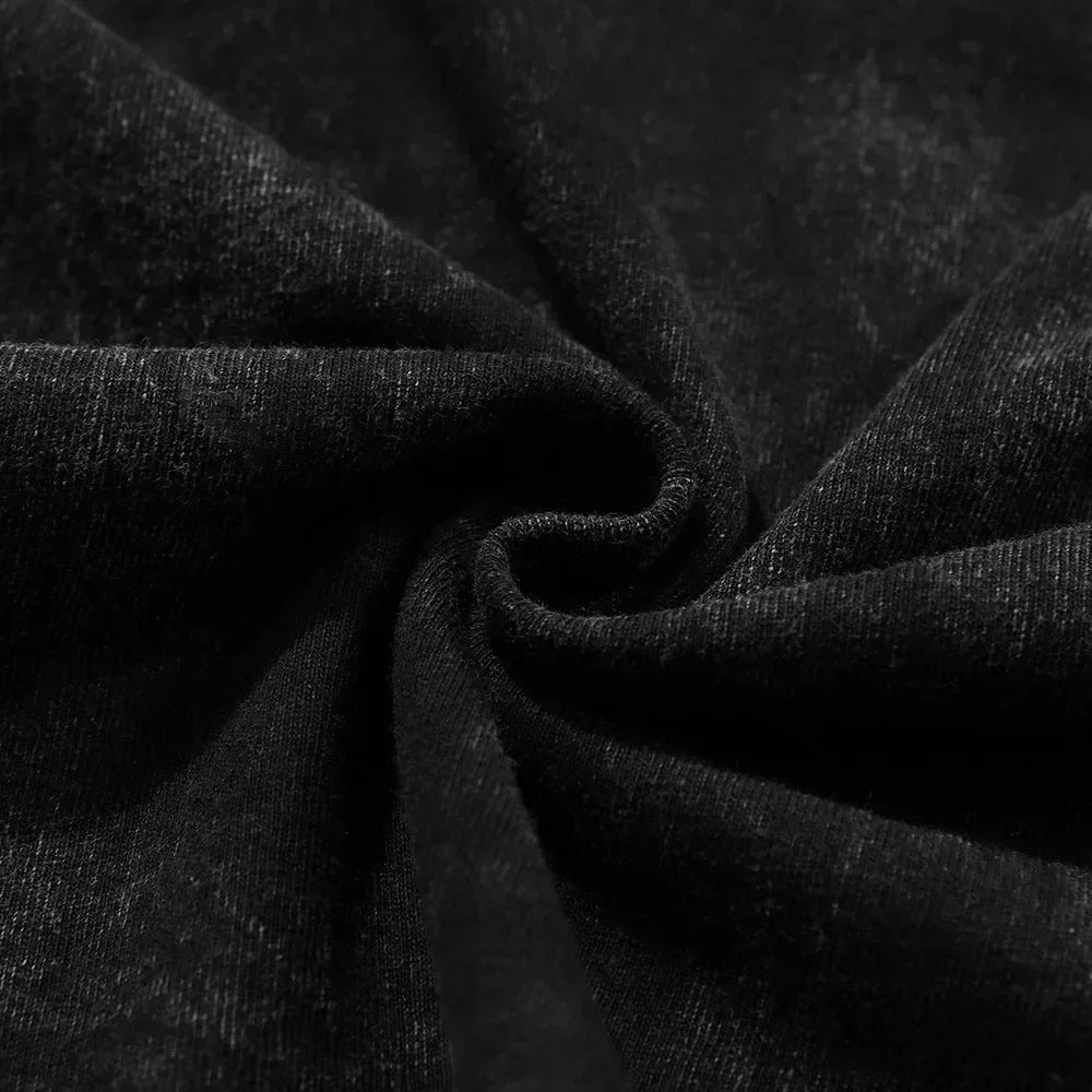 Men's T Shirt Calacas Chidas Gym Washed T-Shirts Trendy Cool Todo Sea Por Las Senoras Summer Tees Aesthetic Simple Casual Tops