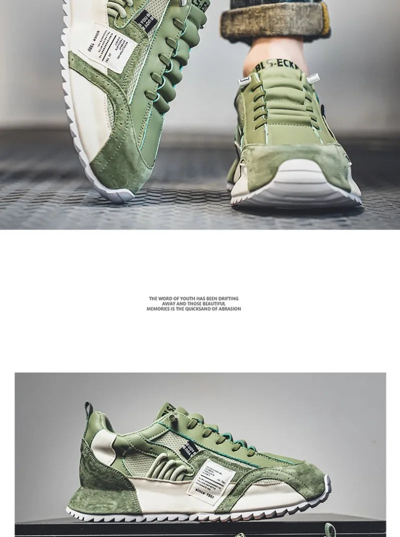 Mens Sneakers Luxury Brand Casual Shoes Breathable Sport Running Shoes Tennis Training Shoes for Men Platform Vulcanize Footwear