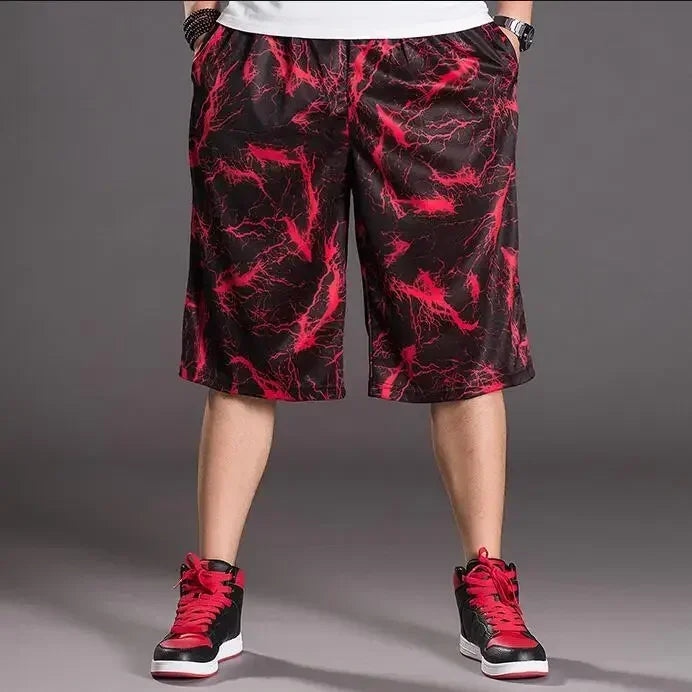 Male Short Pants Basketball Long Quick Dry Men's Shorts Training Bermuda Essential Fashion With Korean Style Stylish Clothing