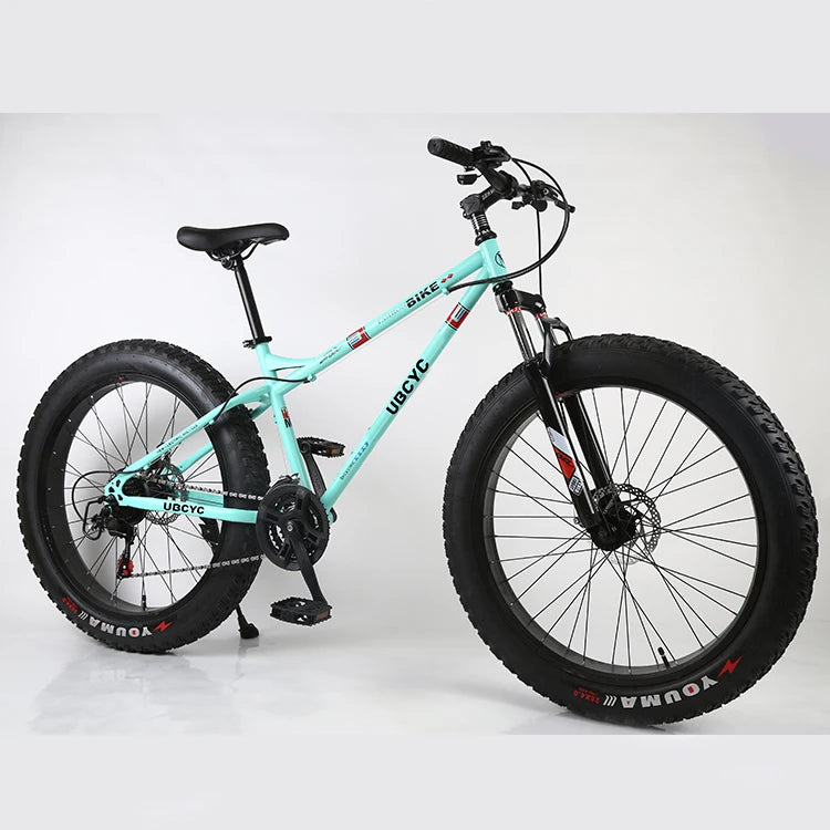 Factory Wholesale Price MTB Snow Surrey Bike/26inch tandem with Large Wheels / 4.0 Fat Tire Surrey Bicycle