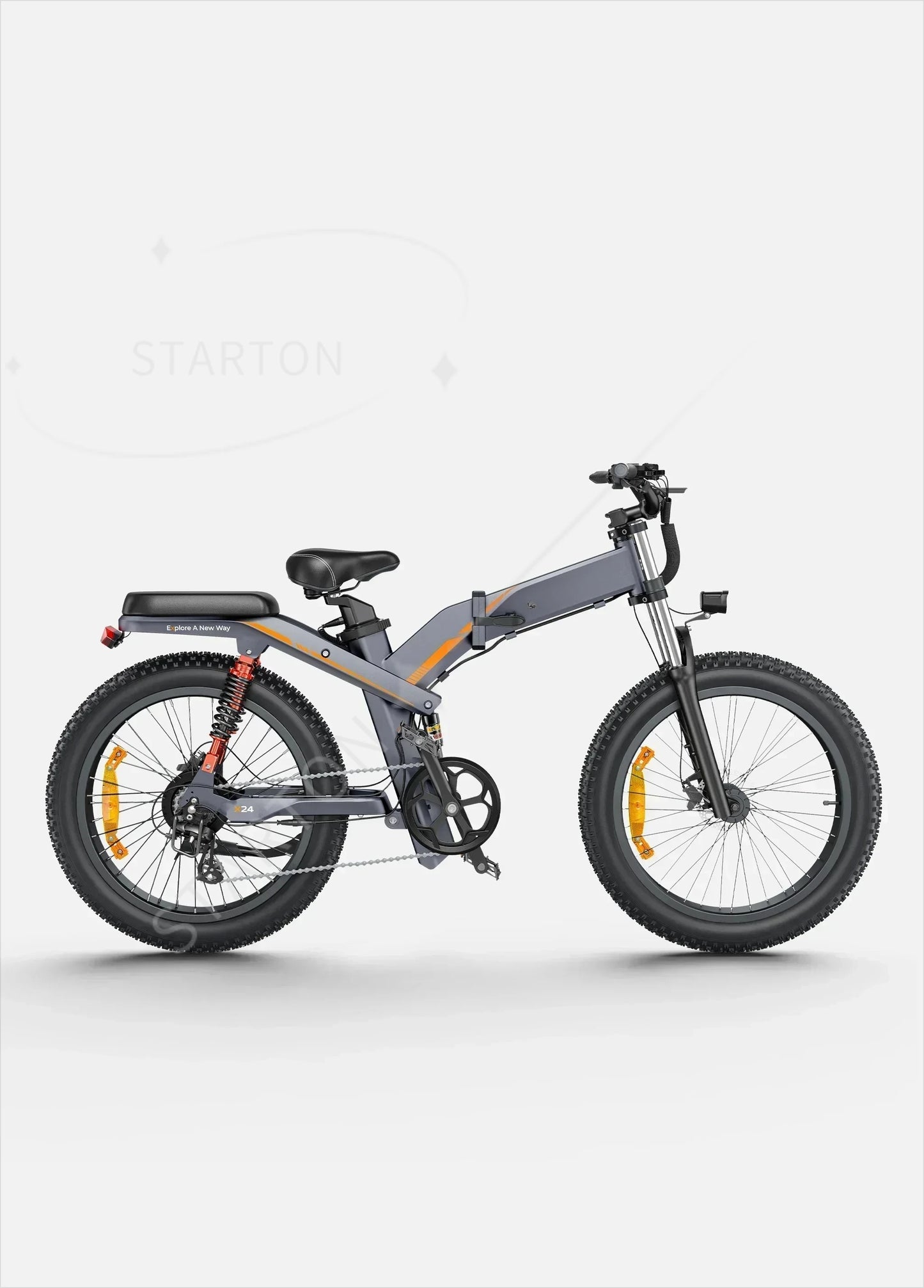 Electric Bicycle 1000W 48V29.2Ah Motor Dual Battery Hydraulic Brake Electric Bike 20*4Fat Tire Mountain E Bike
