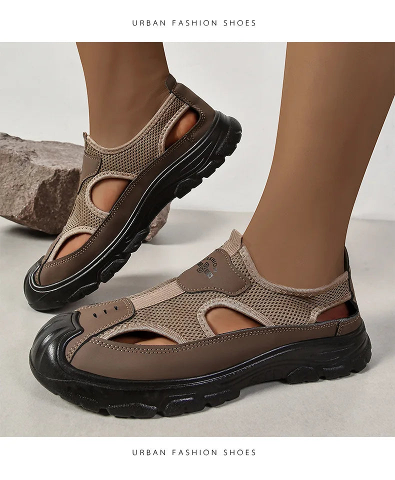 Men's Sandals 2025 New Style Diving Shoes Beach Outdoor Mountaineering Shoes Outdoor Large Sandals 39-46