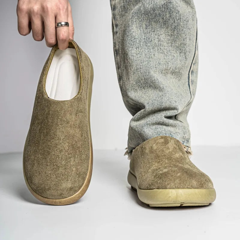 2025 New Arrival Men's Mules | Closed-Toe Half Slippers | Outdoor Slip-on Casual Shoes for Men