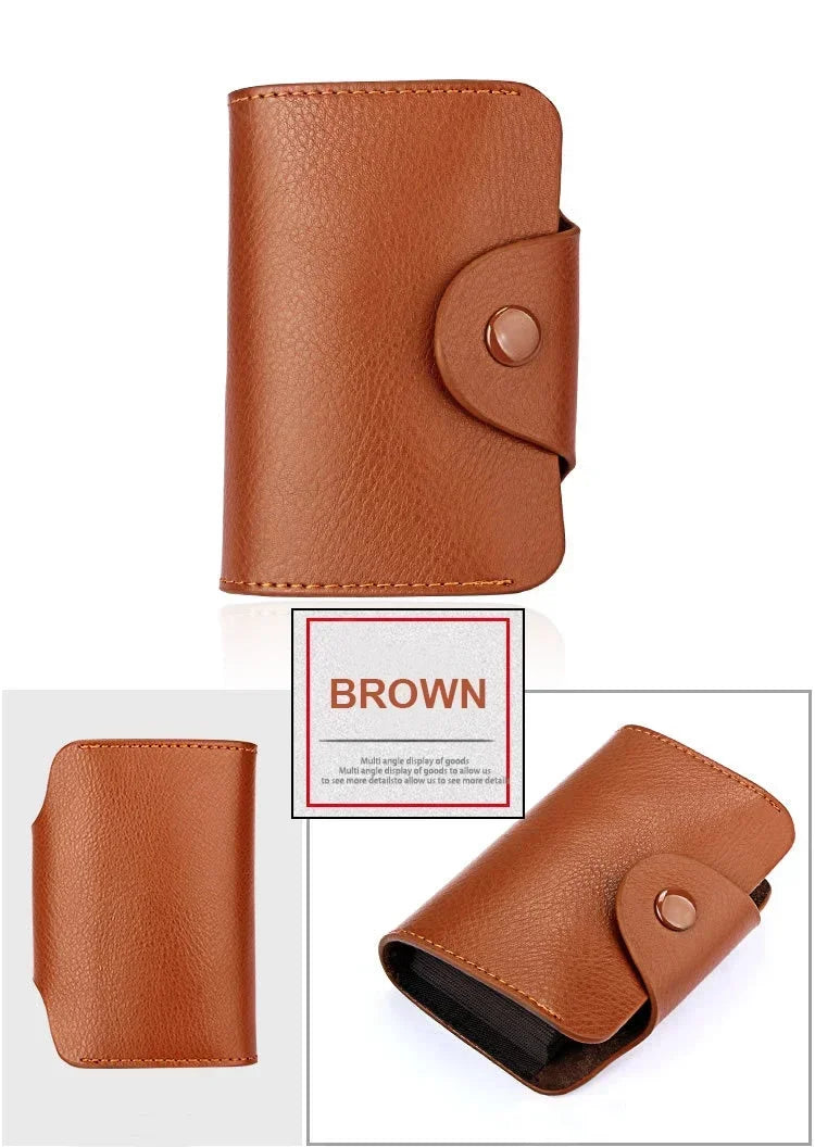 Real Leather Credit Card Holder Men Wallet Small Pouch Money Bag Big Capacity Cardholder Case Genuine Leather Wallets Pochette