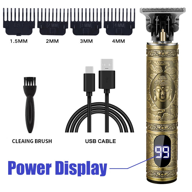 Electric Trimmer Hair Clipper for Men Cutting Machine Shaving Haircut Beard Trimmer Barber Cutter Mower Men's Electric Shaver