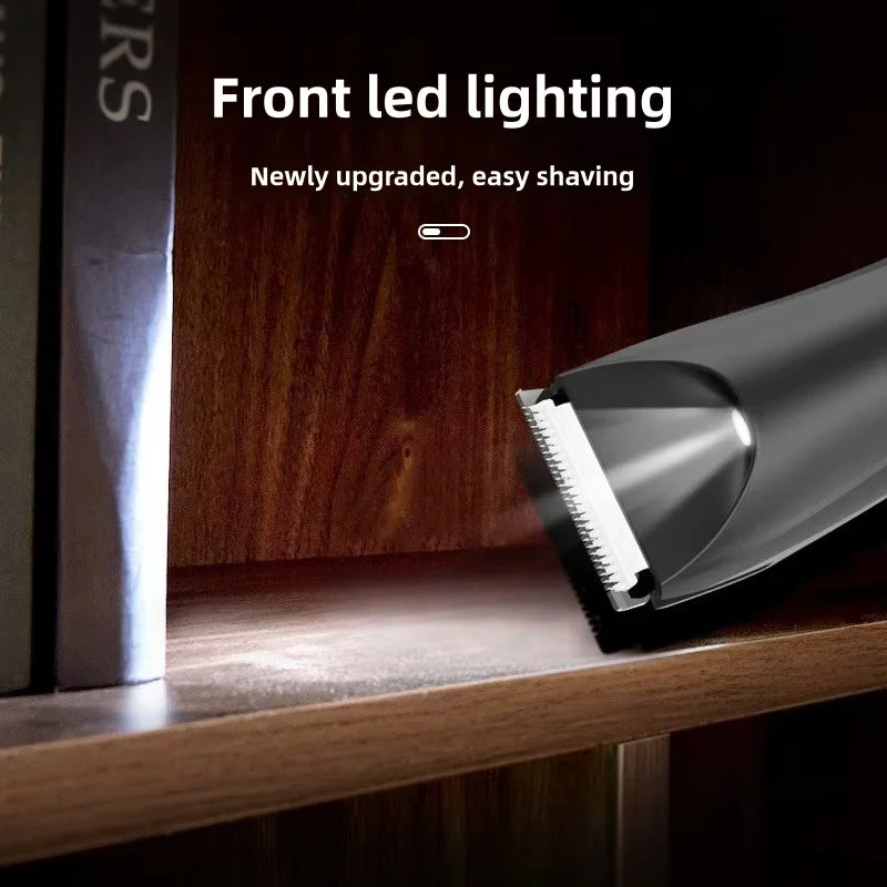Electric Beard Trimmer for Men Cordless Hair Clippers Trimmer Set Waterproof Men Grooming Kit for Shaving Face Body Hair Trimmer