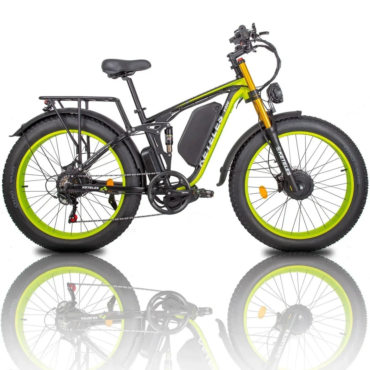 Y Motorcycle for Adult 2000W Dual Motor 48V 23AH Fat Tire Hydraulic Brake Soft Tail Frame Hydraulic Big Front Fork Ebike