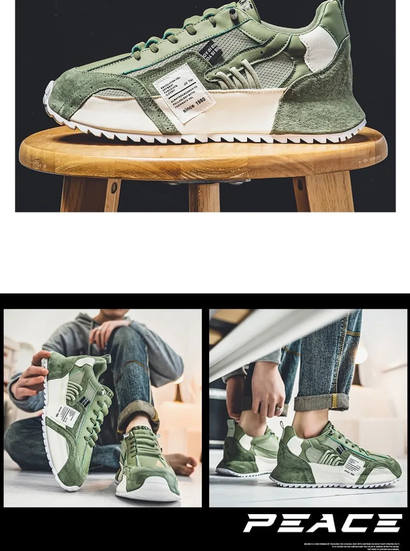 Mens Sneakers Luxury Brand Casual Shoes Breathable Sport Running Shoes Tennis Training Shoes for Men Platform Vulcanize Footwear