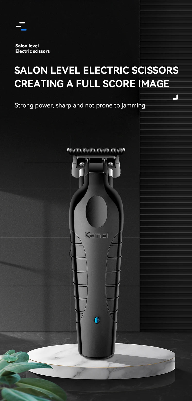 Kemei 2299 Electric Hair Clippers Man Professional Cordless Hair Trimmer Beard Shaper Tools Rechargeable Haircut Machine Carving