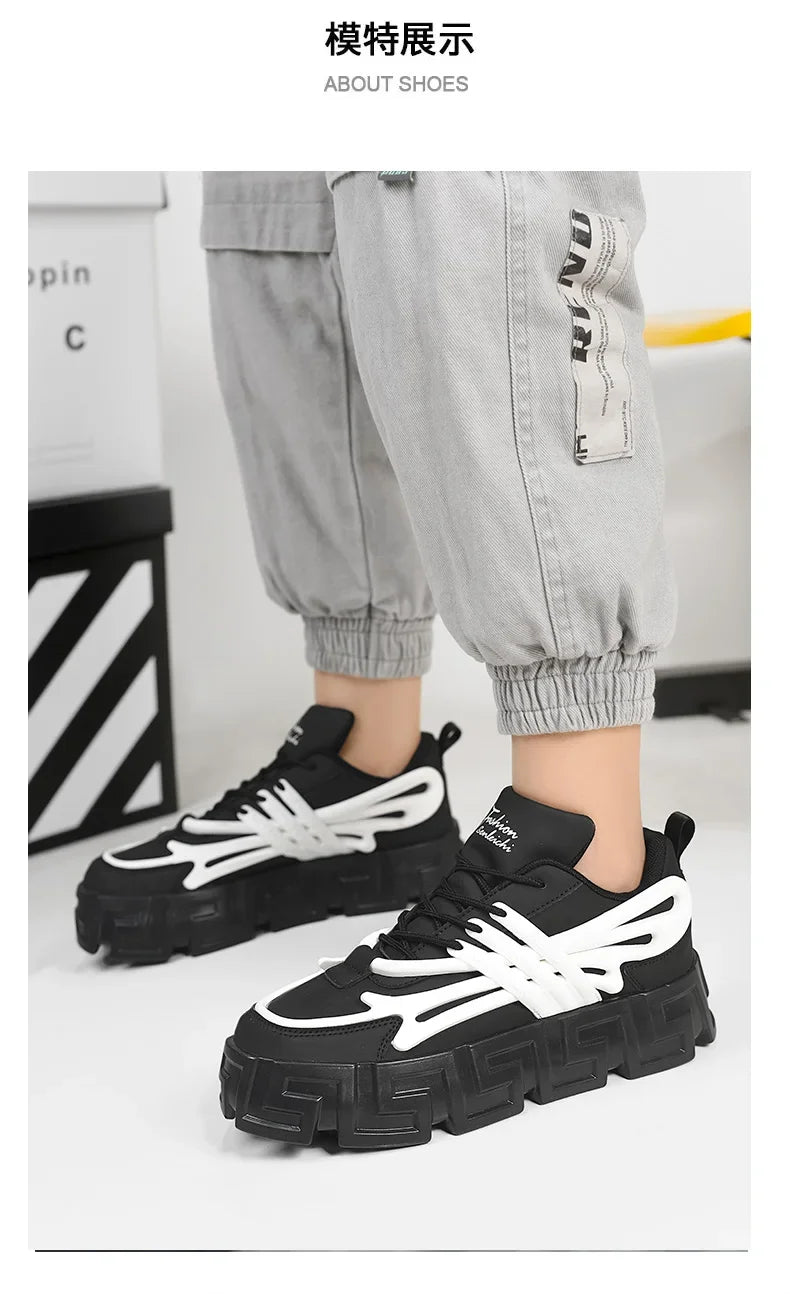 Casual Shoes For Men Street Style Walking Shoes Sneakers Thick Bottom Running basketball Shoes Male 2024 Vulcanized Sneakers Men