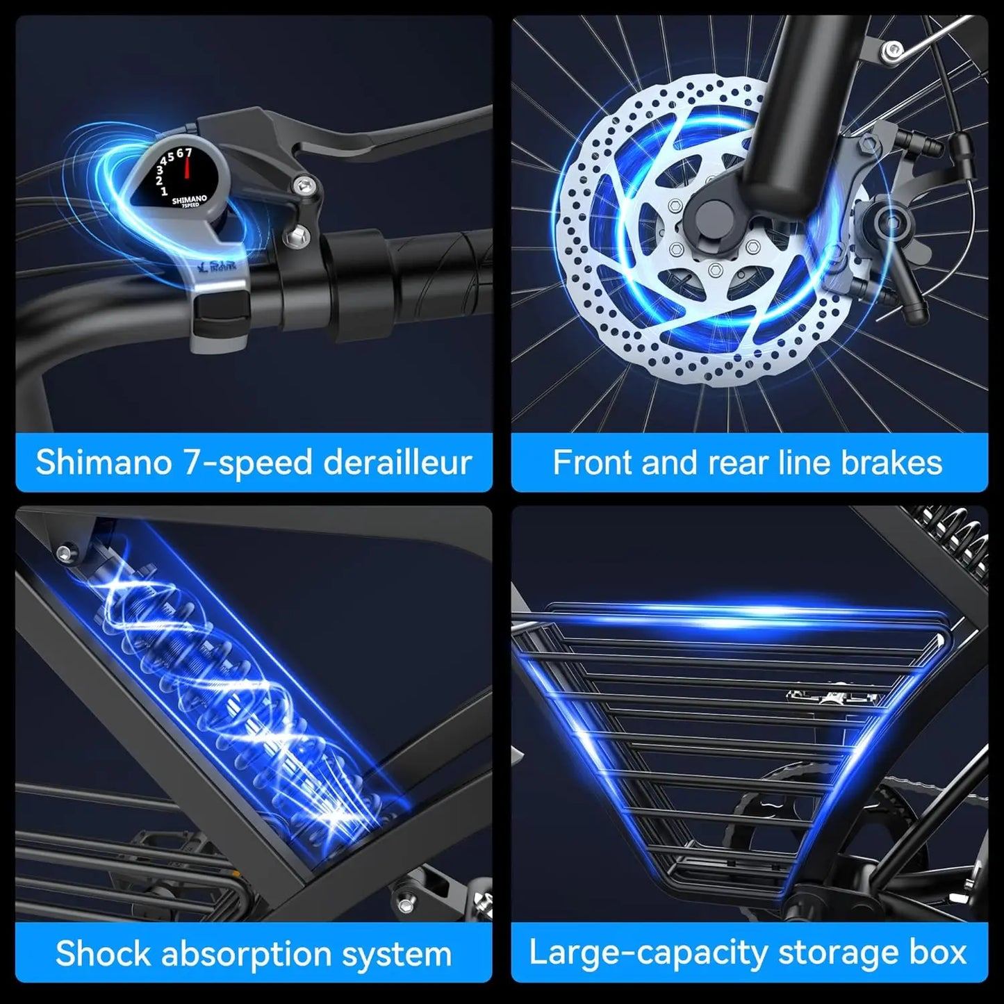 Electric Bike for Adults,48V 20AH - Peak Power 1500W Brushless Motor Electric Bicycle - Max Speed 31-35MPH -, Customized