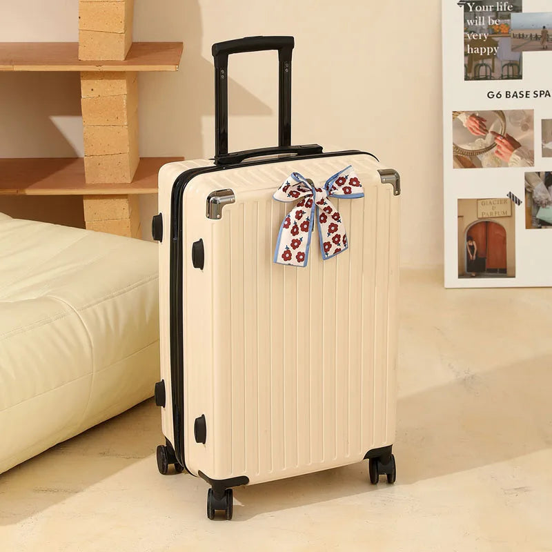 Suitcase Wide Handle Travel Suitcase Men 20 24 26 Carry-On Luggage Women Multiple Color Options Travel Exclusive