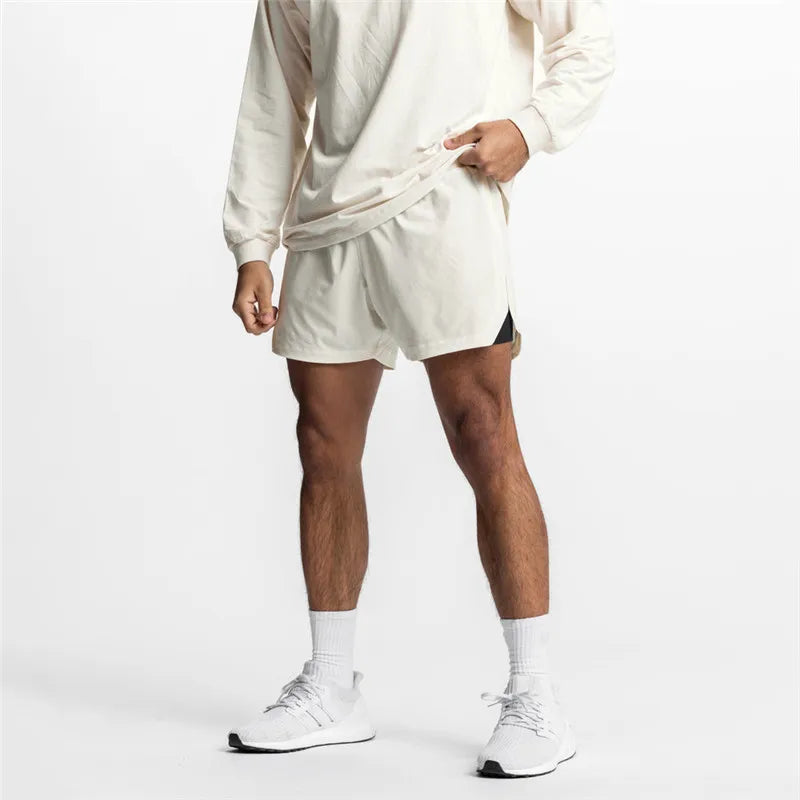 Men's Running Shorts Quick Dry Fitness Training Gyms Shorts Mens Summer Short Pants Male Jogger Workout Beach Sport Shorts Men