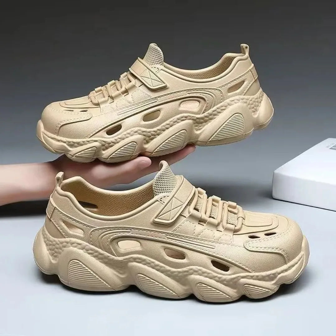 Men's summer trendy sports sandals, outer wear thick-soled anti-slip breathable sandals, men's and women's beach slippers