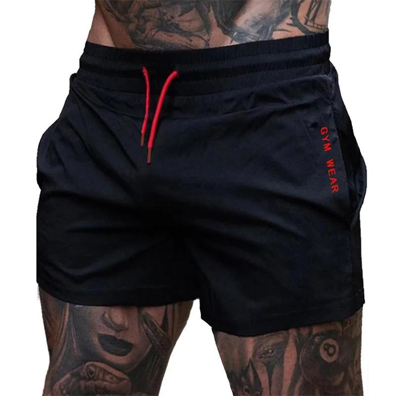 2024 Summer Gym Fitness Men's Shorts Sweatpants Thin Fashion Men Marathon Running Shorts Sports Breathable Training Pants