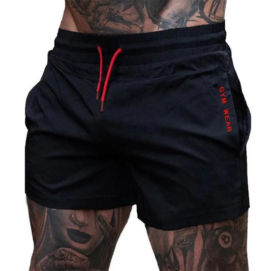 2024 Summer Gym Fitness Men's Shorts Sweatpants Thin Fashion Men Marathon Running Shorts Sports Breathable Training Pants