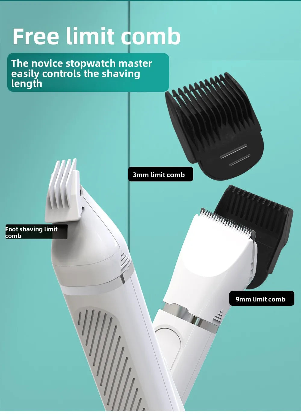 Dog Hair Clippers Grooming Electric Pet Clipper Professional Silent Hair Cutter USB Rechargeable Pet Grooming Clipper