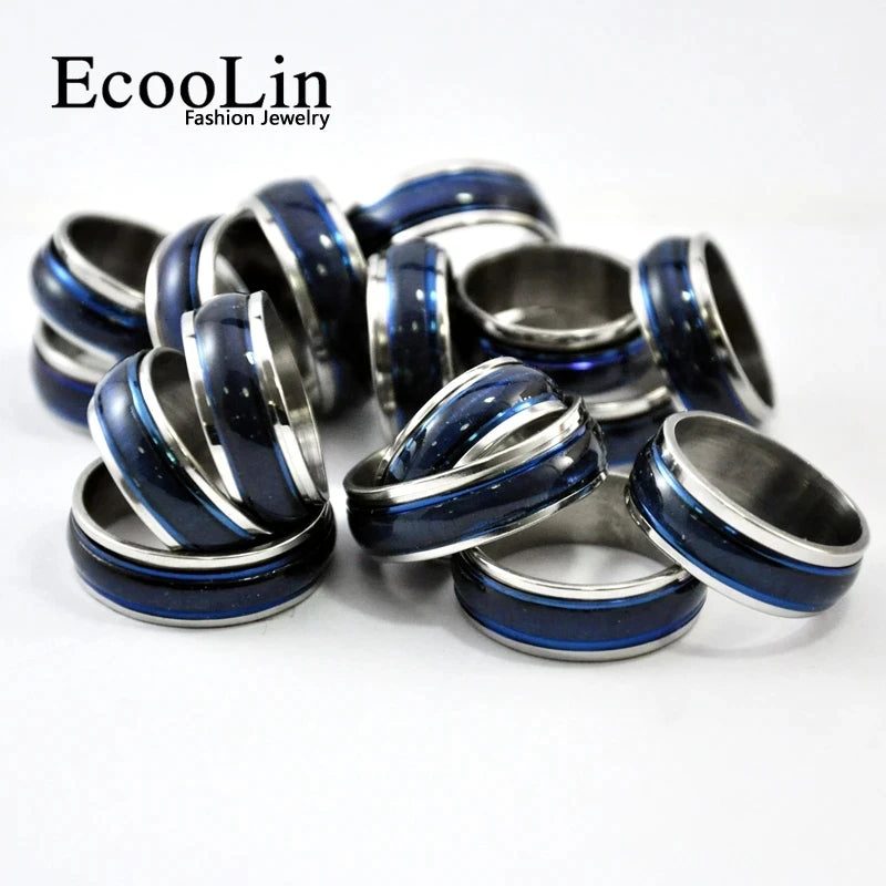 10Pcs/Lot Factory Wholesale Mixed Pattern Style Stainless Steel Ring For Men and Women Jewelry Rings Lot Never Fade