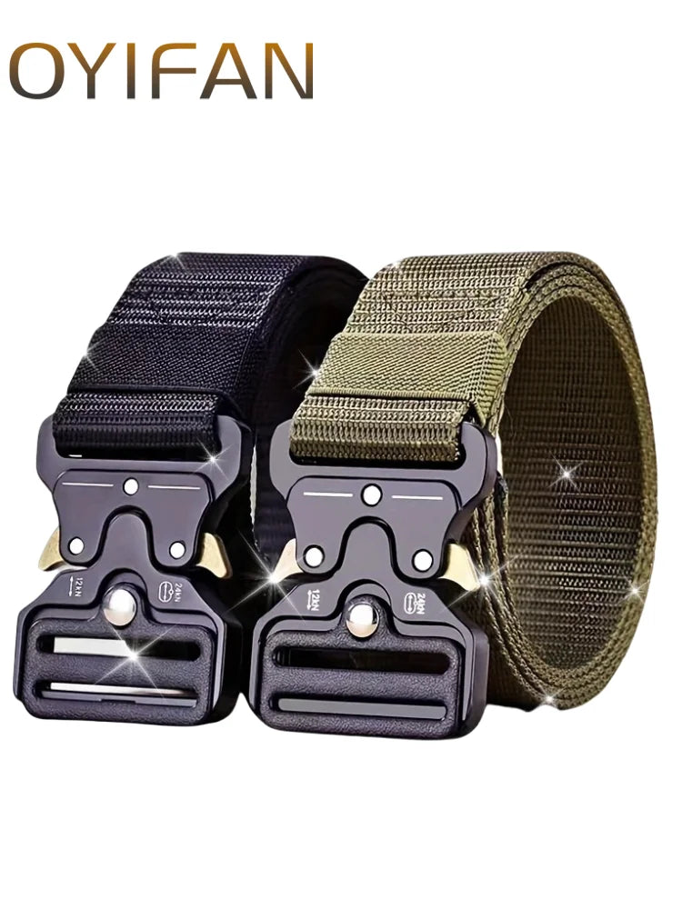 Men's Tactical Belt,   Durable,Outdoor Belt, Casual Belt, Work Pants Belt, Jeans Belt for Men Versatile Men's Tactical Belts