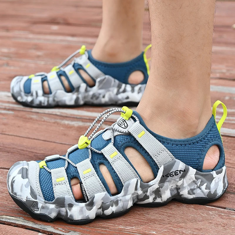Luxury Brand Sandals For Men Outdoor Beach Shoes Unisex Comfy Non-slip Women's Summer Sandals Men's Sports Sneakers Wading Shoes