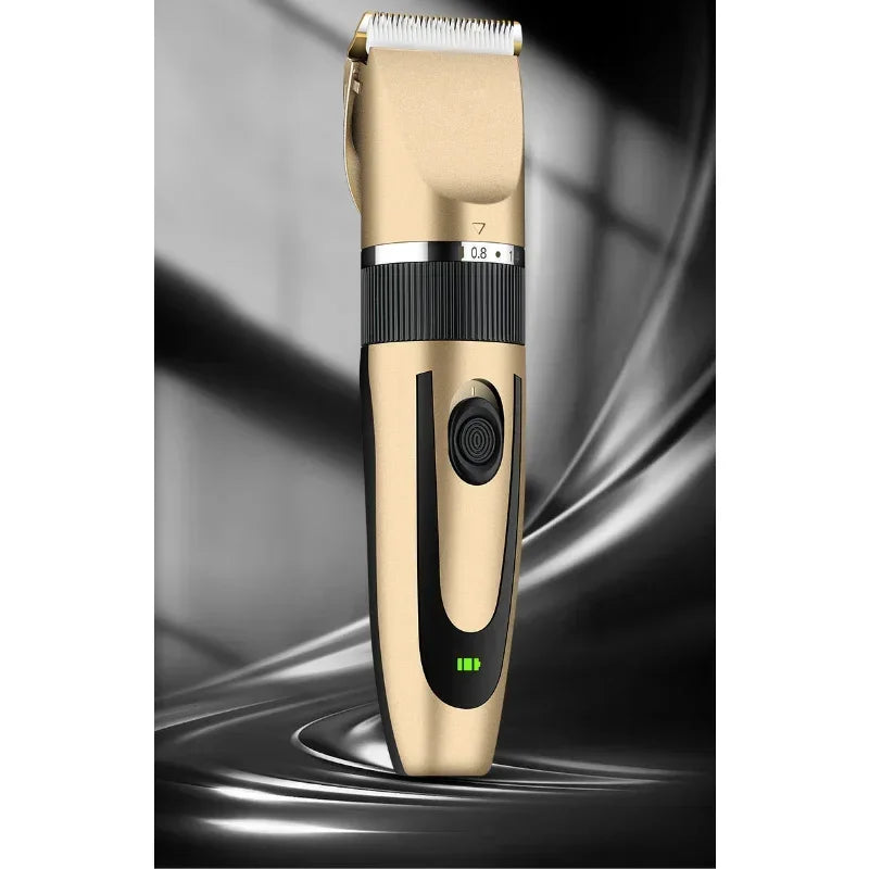 Rechargeable Electric Hair Clipper and Shaver for Men, Adjustable Beard Blade Razor, Pet Clipper